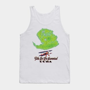 isla de la juventud map poster Tank Top